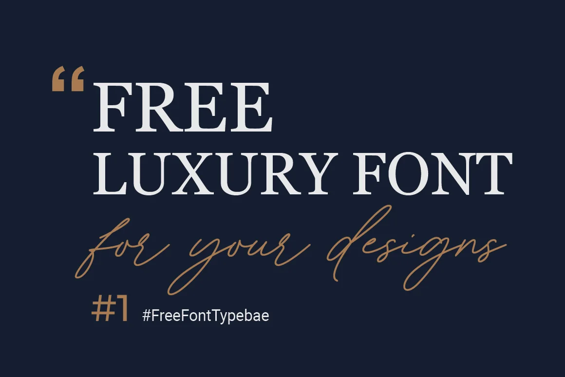 Luxury Fonts: Elegant Typefaces for Premium and Stylish Designs