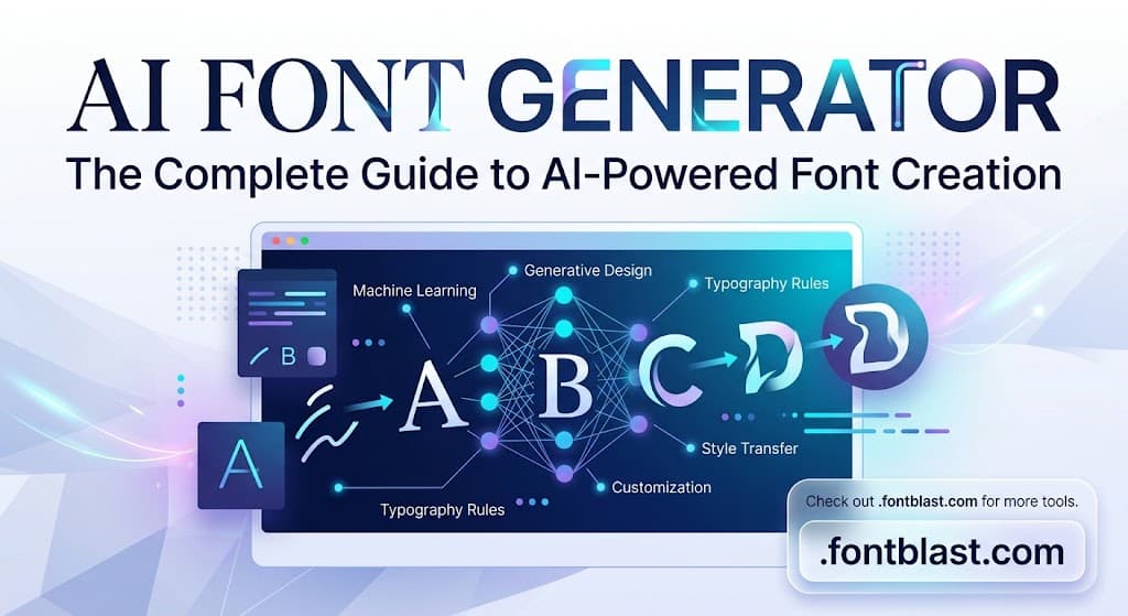 AI Font Generator: The Complete Guide to AI-Powered Font Creation
