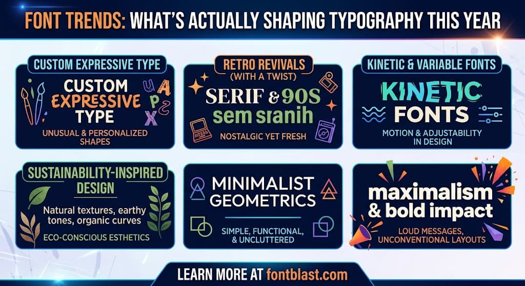 Font Trends: What's Actually Shaping Typography This Year
