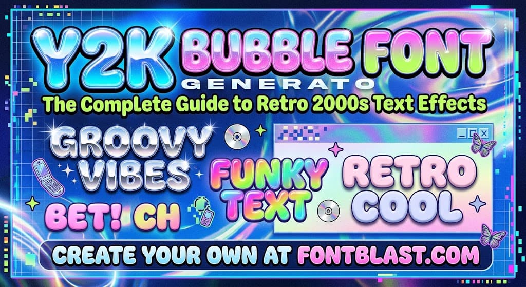 Y2K Bubble Font Generator: The Complete Guide to Retro 2000s Text Effects