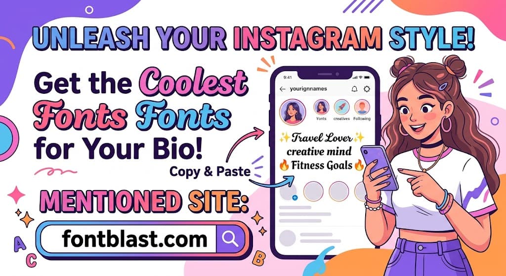 Copy and Paste Fonts for Instagram Bio