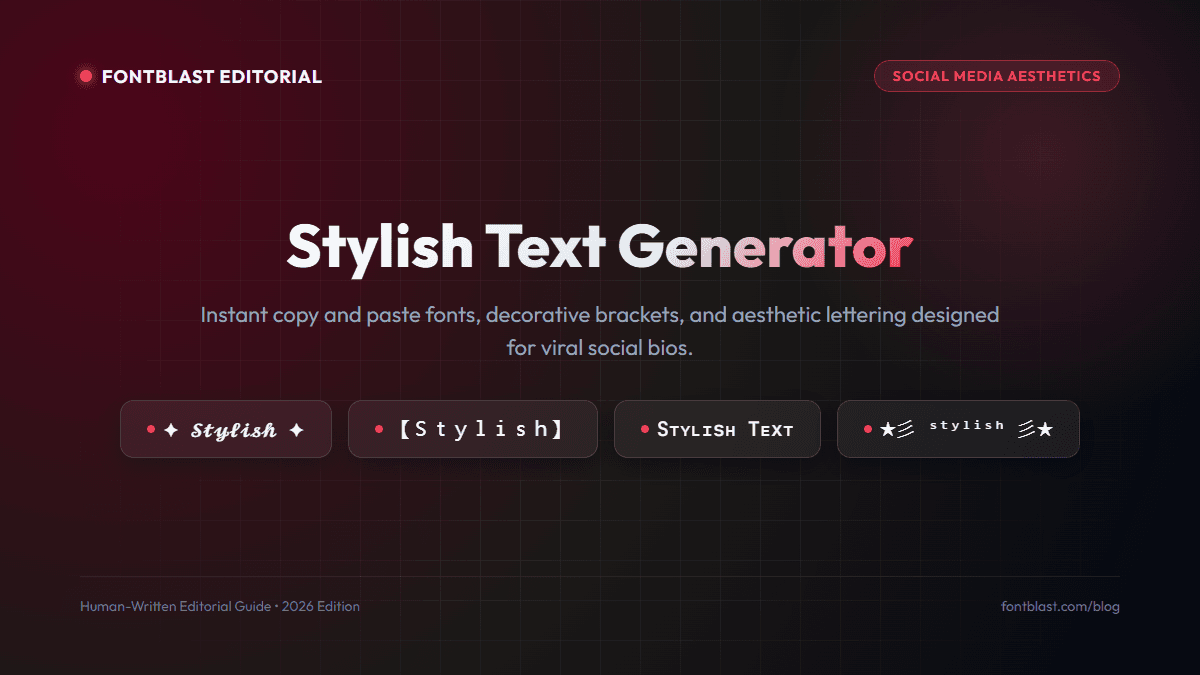 Stylish Text Generator Copy and Paste: Elevate Your Social Bios & Captions