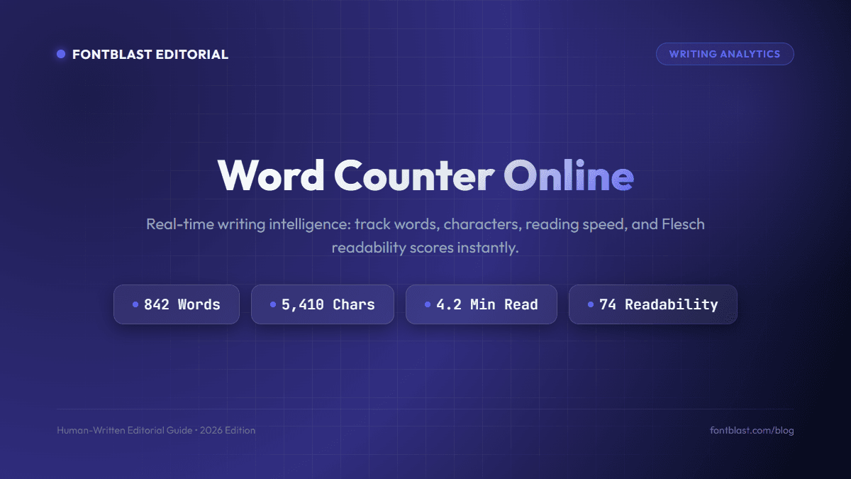 Word Counter Online: Essential Writing Analytics, Reading Time & SEO Limits