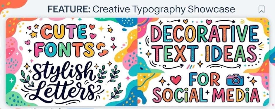 Cute Fonts: Stylish Text Ideas & Copy and Paste Fonts